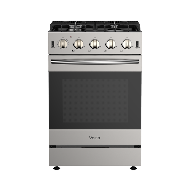 Vesta Idaho 24" | Silver | Full Gas Range