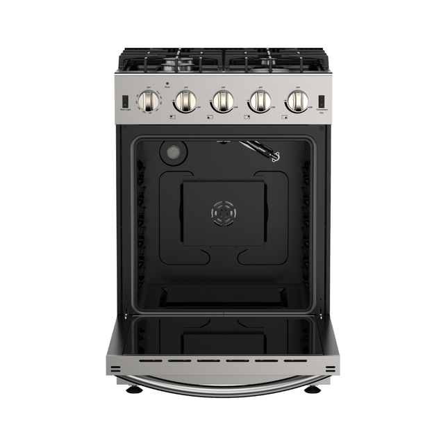 Vesta Idaho 24" | Silver | Full Gas Range
