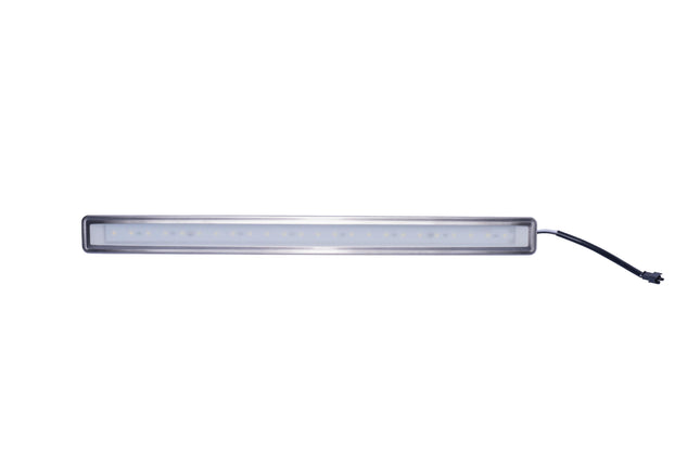Vesta LED Light | Long 16" | Silver Frame | Warm Light