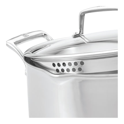 ZWILLING Energy X3 8QT Stock Pot, 18/10 Stainless Steel
