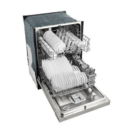 Midea 24” Front Control Hybrid Tub Dishwasher in Stainless Steel