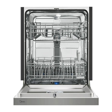 Midea 24” Front Control Hybrid Tub Dishwasher in Stainless Steel