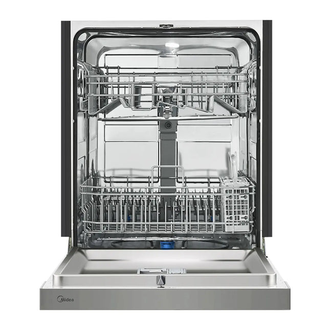 Midea 24” Front Control Hybrid Tub Dishwasher in Stainless Steel