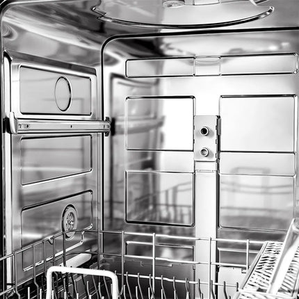 Midea 24” Front Control Hybrid Tub Dishwasher in Stainless Steel