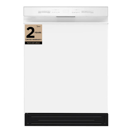 Midea 24” Front Control Hybrid Tub Dishwasher in Stainless Steel