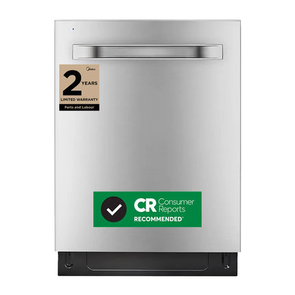 Midea 24" Top Control Stainless Steel Dishwasher