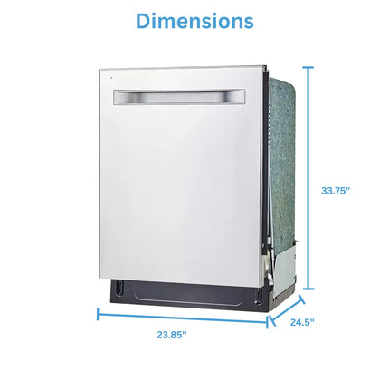 Midea 24" Top Control Stainless Steel Dishwasher