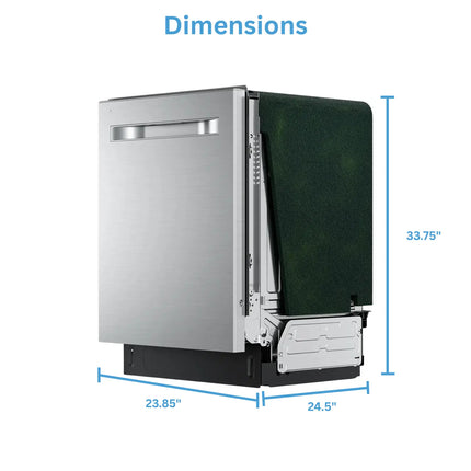 Midea 24" Top Control Dishwasher with STRAWash™
