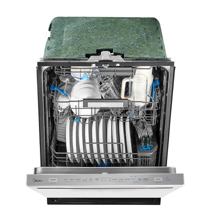 Midea 24" Top Control Dishwasher with Sensor TruDry™ and STRAWash™