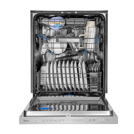 Midea 24" Top Control Dishwasher with Sensor TruDry™ and STRAWash™