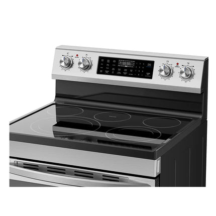 Midea 6.3 Cu. Ft. Freestanding Electric Range with 5 Elements, Air Fry and Self-Clean