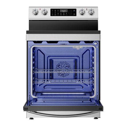 Midea 6.3 Cu. Ft. Freestanding Electric Range with 5 Elements, Air Fry and Self-Clean