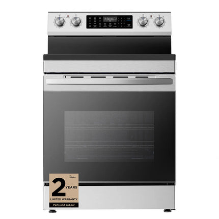 Midea 6.3 Cu. Ft. Freestanding Electric Range with 5 Elements, Air Fry and Self-Clean