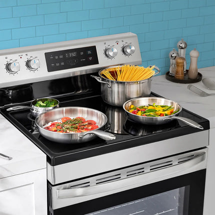 Midea 6.3 Cu. Ft. Freestanding Electric Range in Stainless Steel
