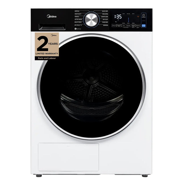 Midea 4.4 cu. ft Front Load Compact Heat Pump Dryer with Wrinkle Care