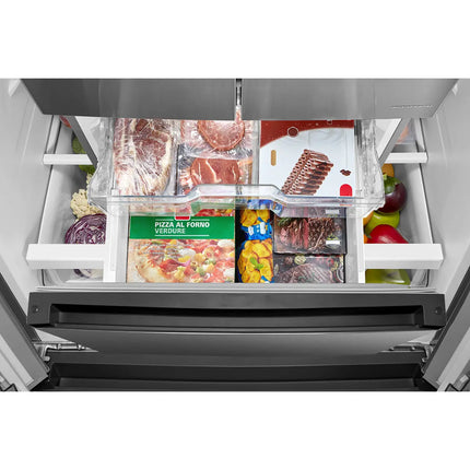 Midea 18.4 cu. ft. 30" French Door Refrigerator with Recessed Handles