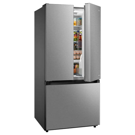 Midea 18.4 cu. ft. 30" French Door Refrigerator with Recessed Handles