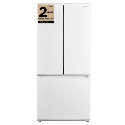 Midea 18.4 cu. ft. 30" French Door Refrigerator with Recessed Handles