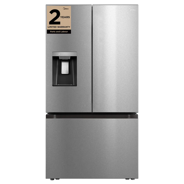 Midea 29.3 Cu. Ft. 36" Standard-Depth French Door Refrigerator with Recessed Handles