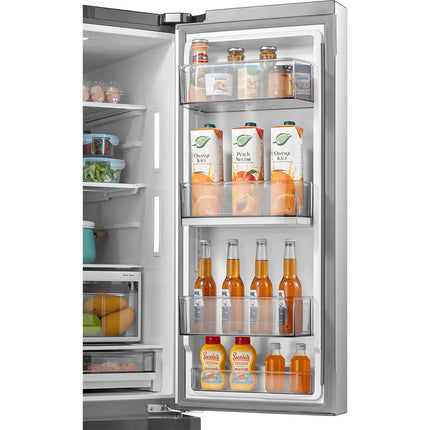 Midea 29.3 Cu. Ft. 36" Standard-Depth French Door Refrigerator with Recessed Handles