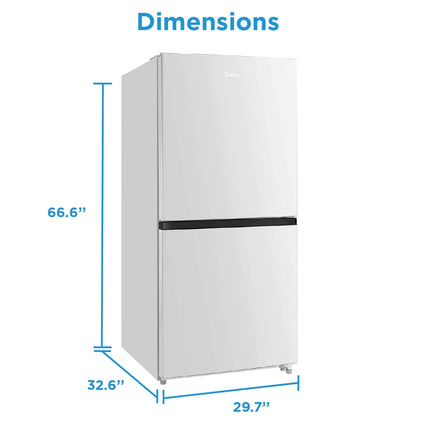 Midea 20.0 Cu. Ft. 30" 50/50 Flex Convertible Refrigerator/Freezer