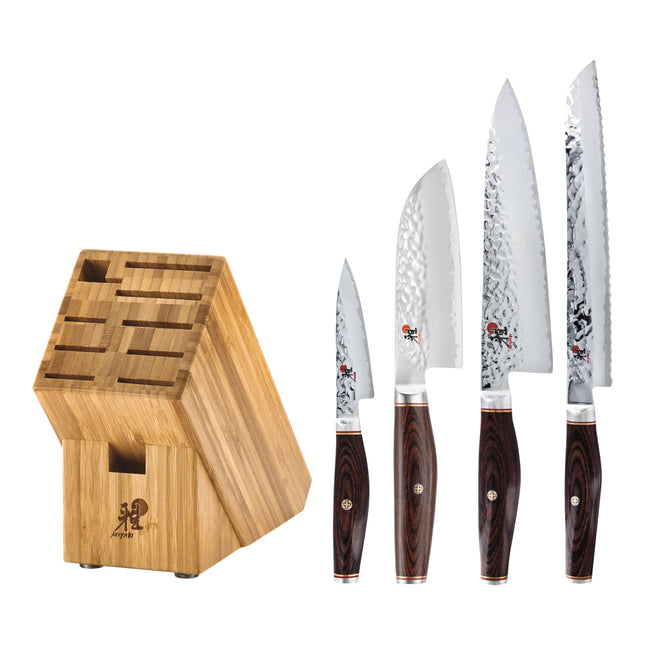 MIYABI 5-PIECE KNIFE BLOCK SET
