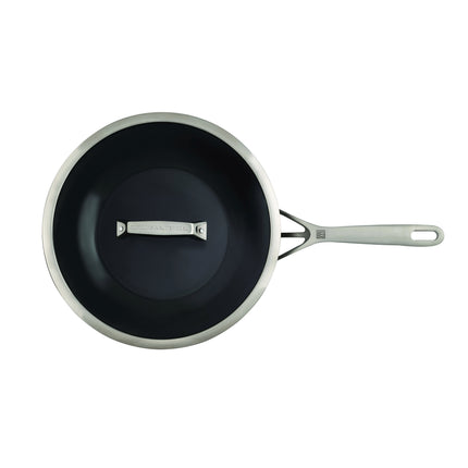 ZWILLING Motion Ceramic 30 cm Aluminum Wok with Lid – Black