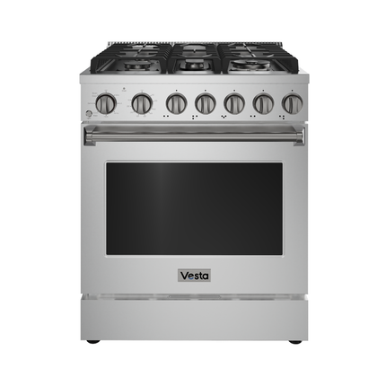 Vesta Oregon 30" | Silver | Full Gas Range