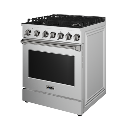 Vesta Oregon 30" | Silver | Full Gas Range