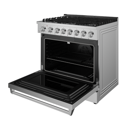Vesta Oregon 36" | Silver | Full Gas Range