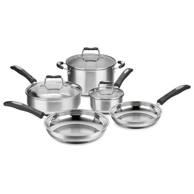 Cuisinart 8-Piece Stainless Steel Cookware Set