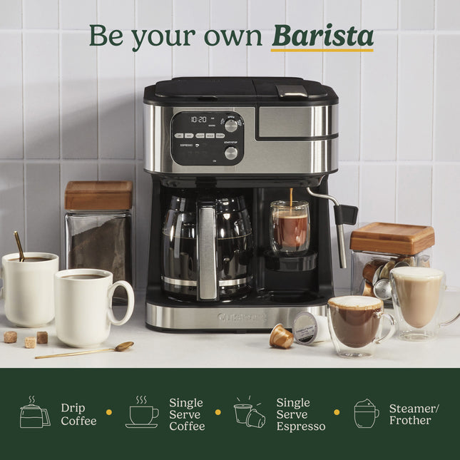 Cuisinart Coffee Center Barista Bar 4-In-1 Coffeemaker