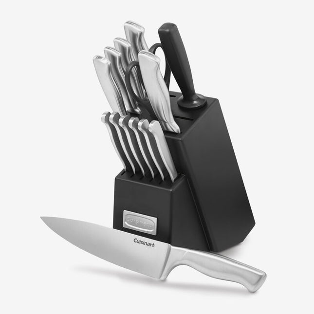 Cuisinart Classic 15-Piece Stainless Steel Block Set