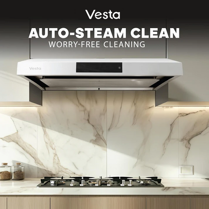 Vesta Surrey 30" | Silver | Steam-Clean Technology