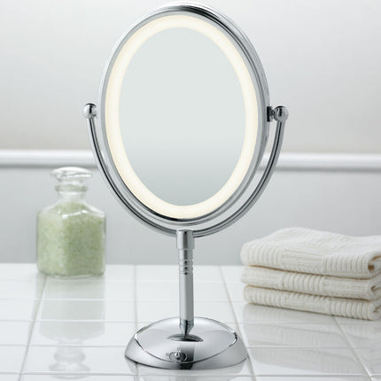 Conair Oval Lighted Mirror