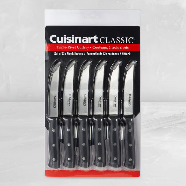 Cuisinart 6-Piece Triple Rivet Steak Knife Set