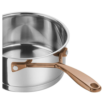 ZWILLING 9 PIECE 18/10 STAINLESS STEEL COOKWARE SET - OPEN BOX