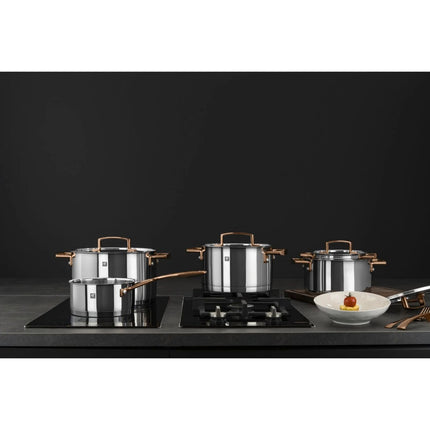 ZWILLING 9 PIECE 18/10 STAINLESS STEEL COOKWARE SET - OPEN BOX