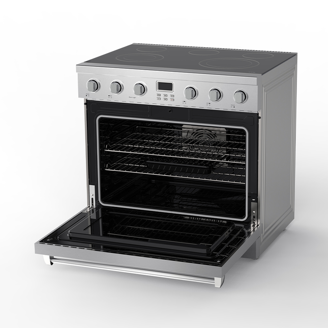 Vesta BC 36" | Silver | Electric Range