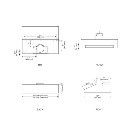 Vesta Boston 30" | Silver | DC Motor
