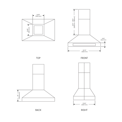 Vesta Bratislava 36" | Silver | DC Motor