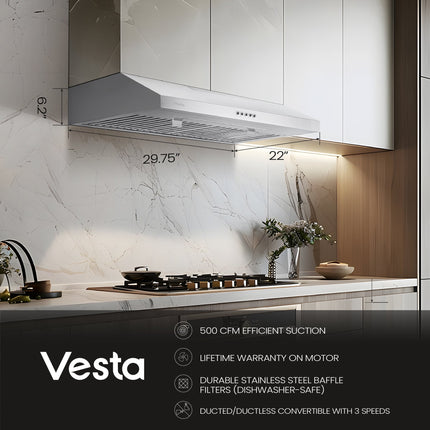 Vesta Charlotte 30" | Silver