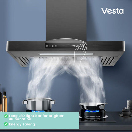 Vesta Copenhagen 30" | Metallic Black | 6-Speed Touchscreen