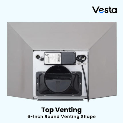 Vesta London 30" | Silver  | 900 CFM Suction