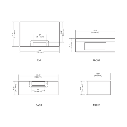 Vesta Memphis 30" Stainless Steel Over-Range Microwave