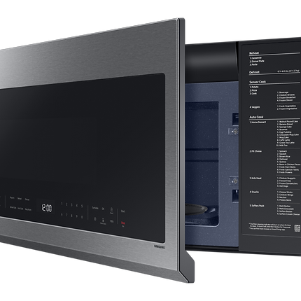 Samsung 2.1 cu.ft Over the Range Microwave with Finger Print Resistant Finish