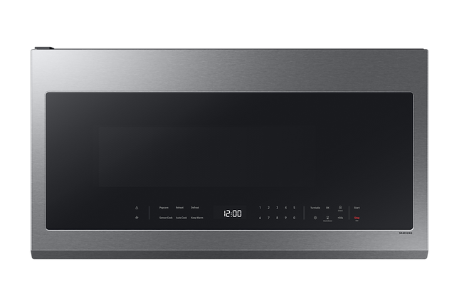 Samsung 2.1 cu.ft Over the Range Microwave with Finger Print Resistant Finish