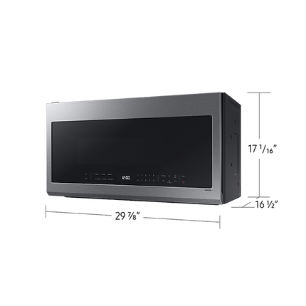 Samsung 2.1 cu.ft Over the Range Microwave with Finger Print Resistant Finish