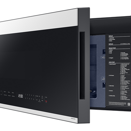Samsung 2.1 cu.ft Smart Over the Range Microwave with Cook, Simple Clean Filter™