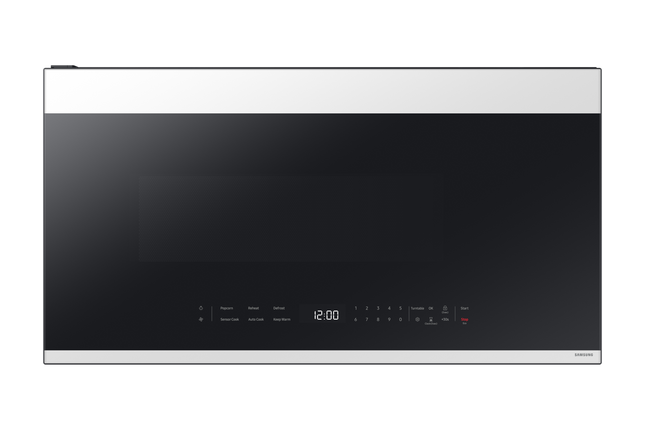 Samsung 2.1 cu.ft Smart Over the Range Microwave with Cook, Simple Clean Filter™